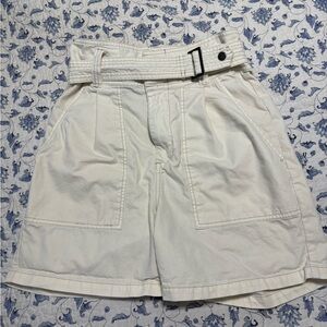 Pistola Size 25 Ivory Belted Women's Shorts